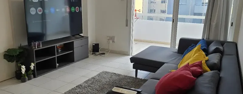 A spacious 2 bedroom apartment in the city center in Agia Triada