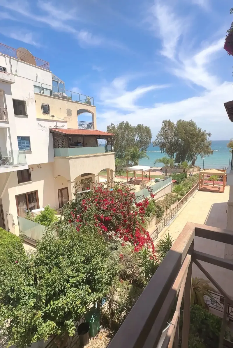 Comfortable & spacious 2-bedroom apt | galatex , limassol| sea side view balcony in Germasogeia Tourist Area