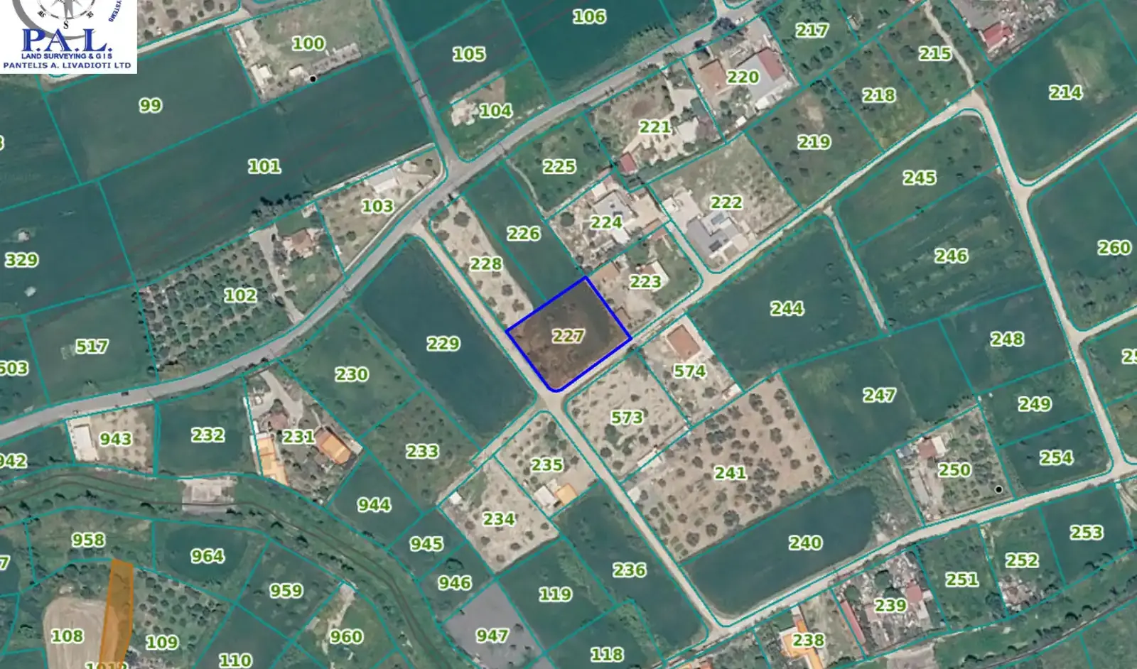 Agricultural Field 1690 m² in Aradippou - Apostolos Loukas