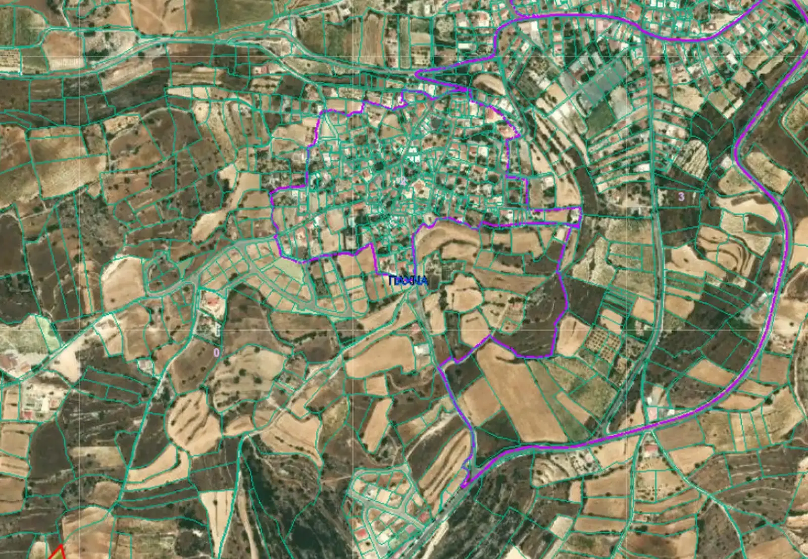 Residential Field 2676 m² in Pachna
