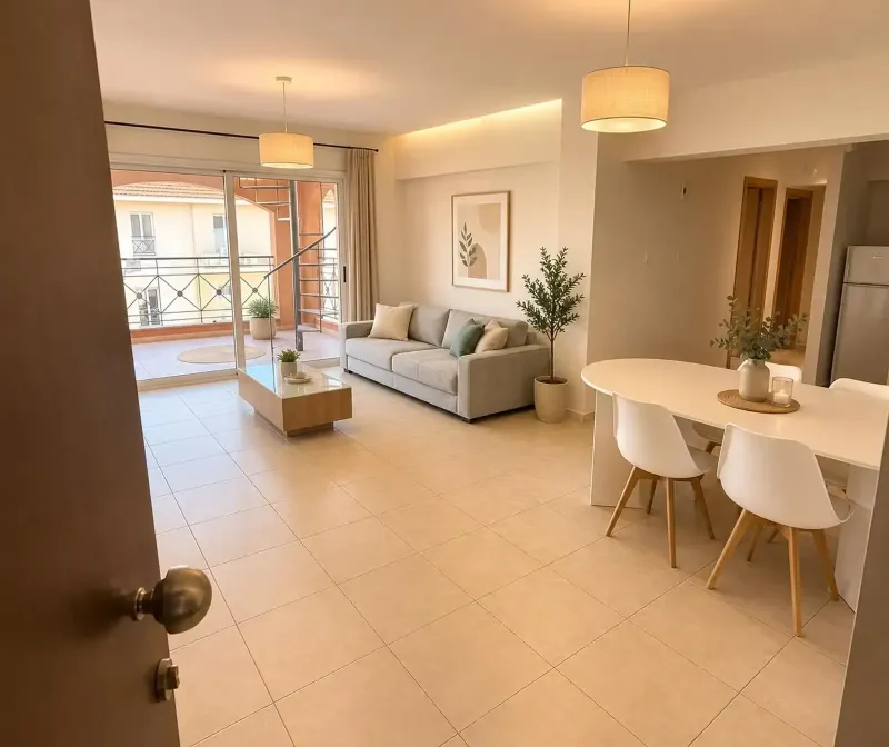 2-bedroom penthouse to rent in Kiti