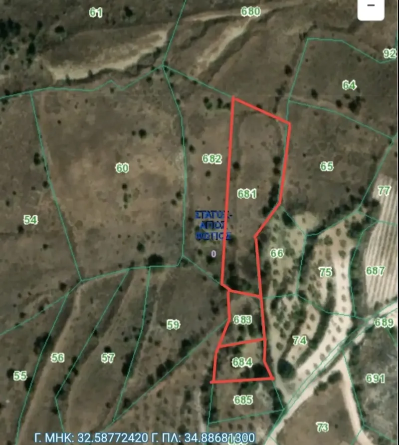 Agricultural Plot 3680 m² in Statos - Agios Fotios
