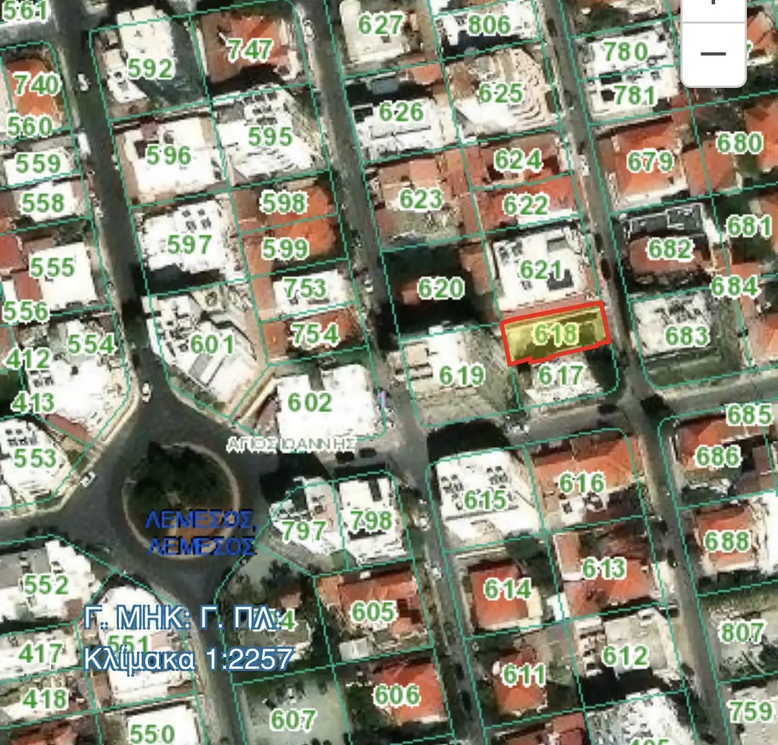 Residential Plot 244 m² in Agios Ioannis