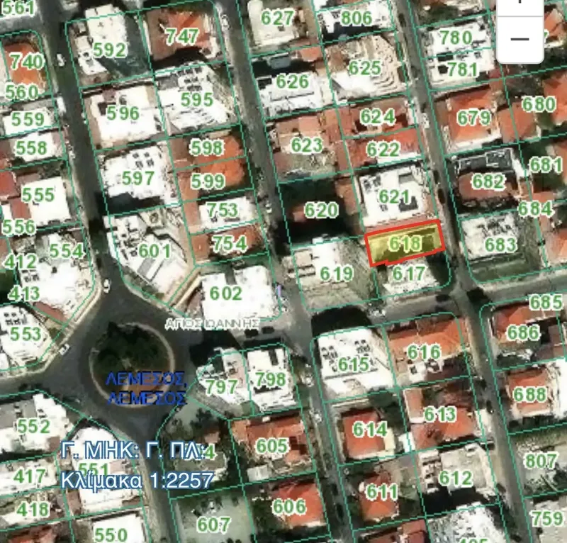 Residential Plot 244 m² in Agios Ioannis
