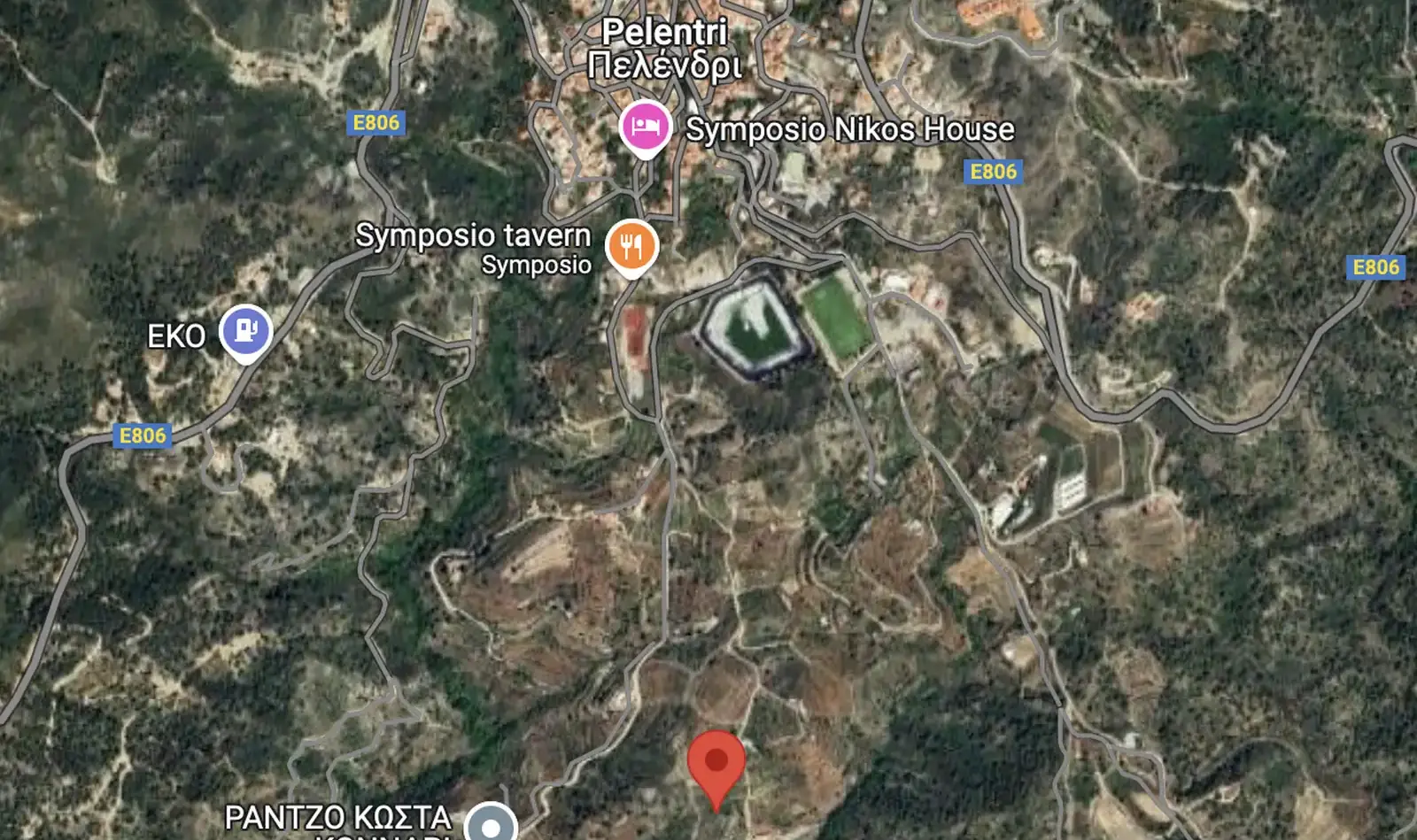 Agricultural Field 3679 m² in Pelendri
