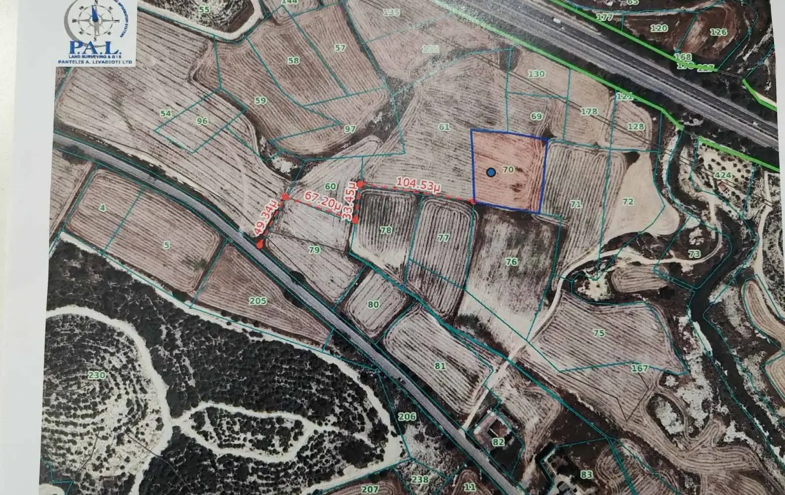 Agricultural Field 4404 m² in Aradippou - Apostolos Loukas