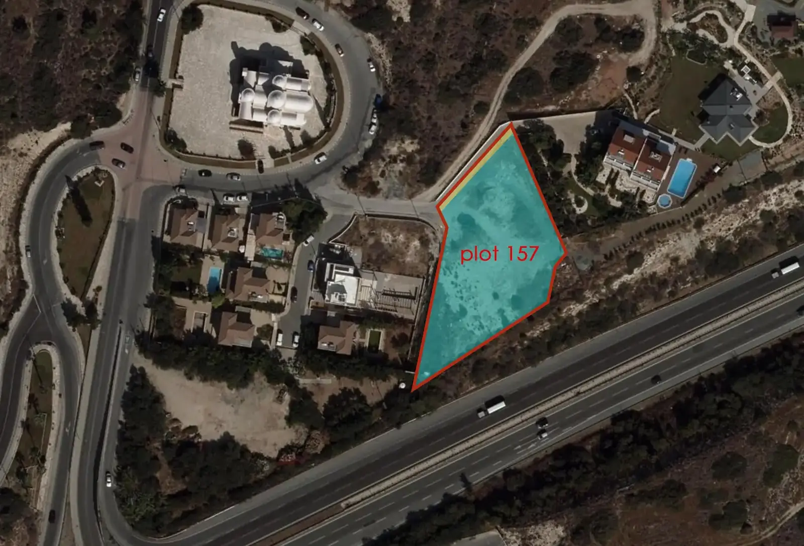 Residential Field 2481 m² in Agios Tychon