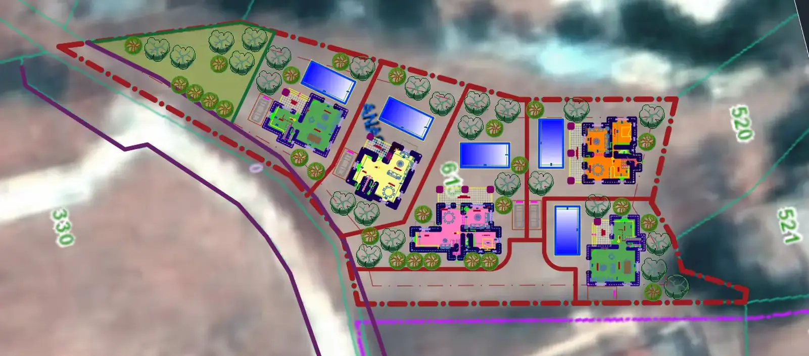 Residential Plot 2602 m² in Anarita