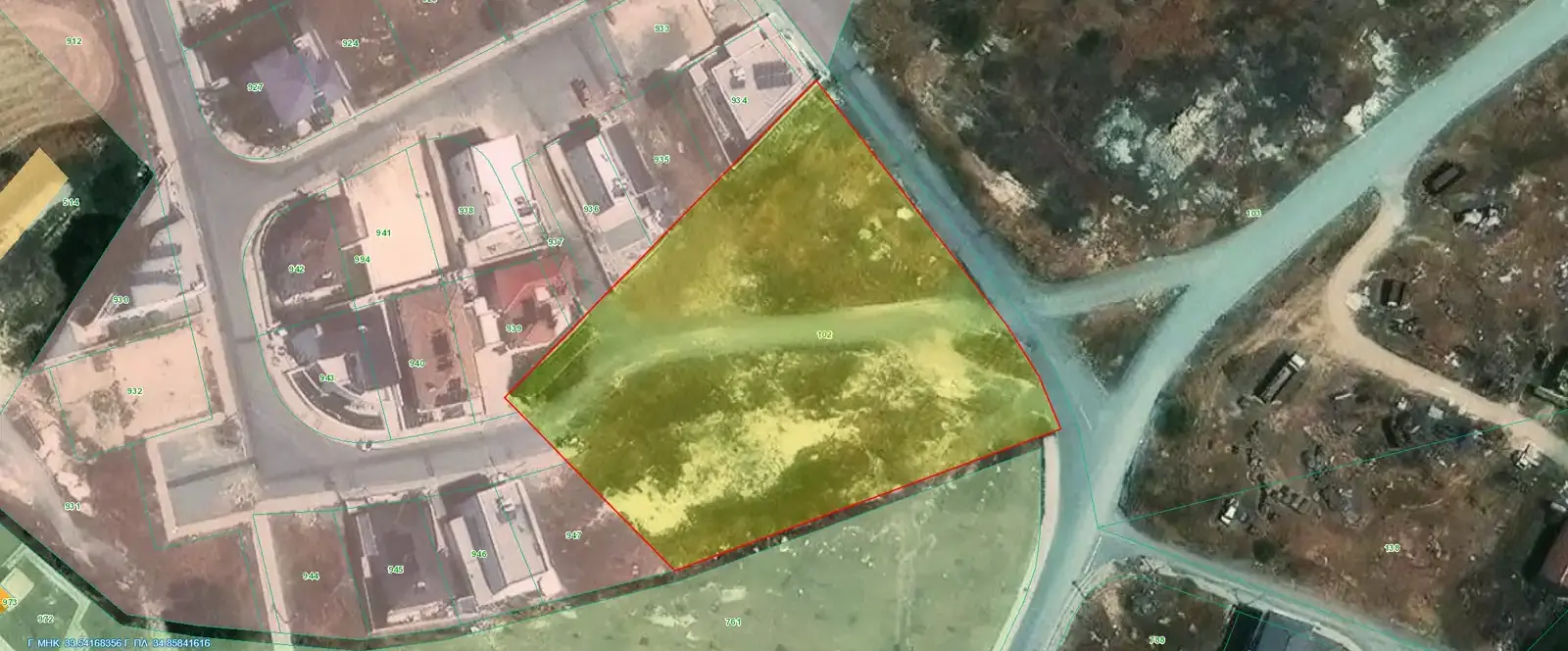 Residential Field 4348 m² in Tersefanou