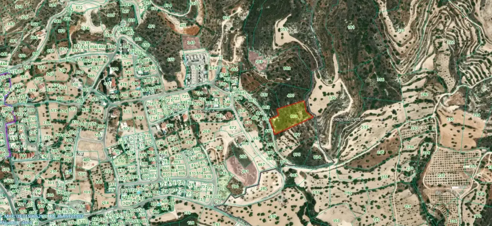 Residential Plot 920 m² in Palodeia