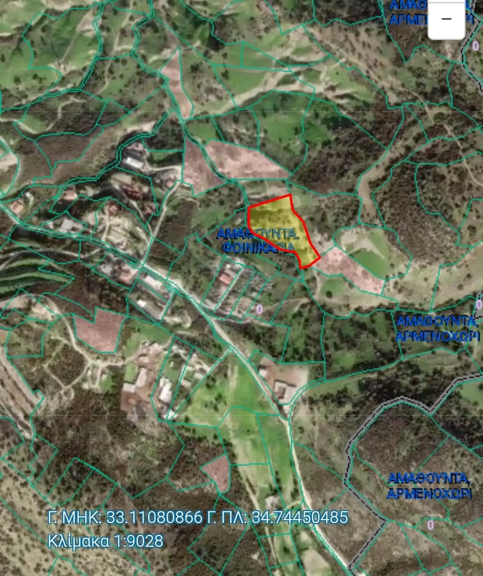 Γεωργικό χωράφι 7,358 m² προς πώληση στην περιοχή Foinikaria