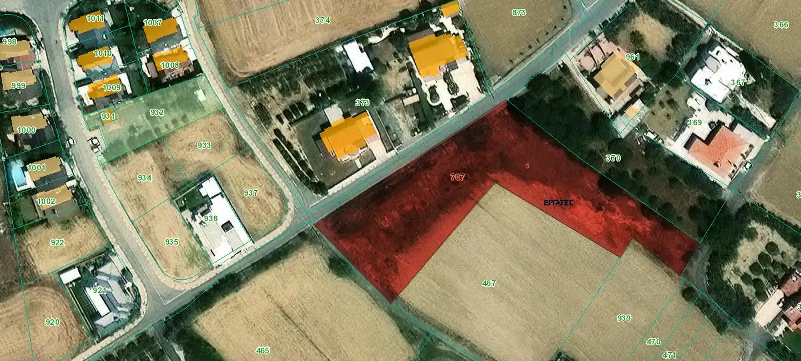 Οικιστικό χωράφι 4,228 m² προς πώληση στην περιοχή Ergates
