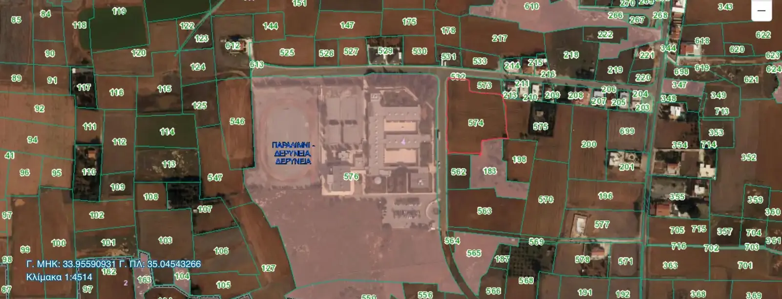 Residential Field 7937 m² in Deryneia