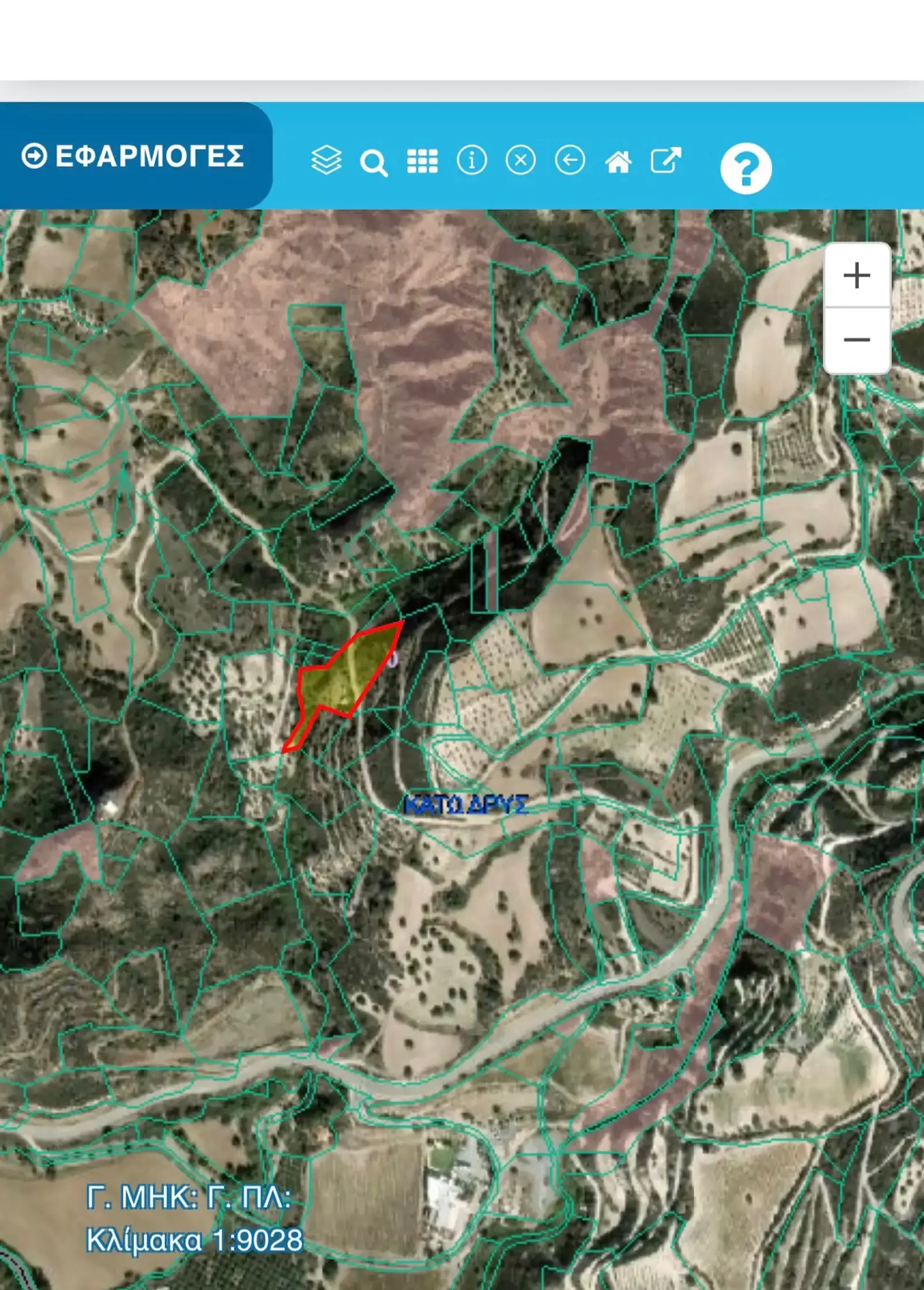 Γεωργικό χωράφι 4,400 m² προς πώληση στην περιοχή Drys Kato