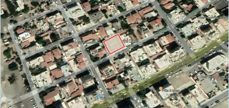 Residential Plot 582 m² in Agios Nicolaos