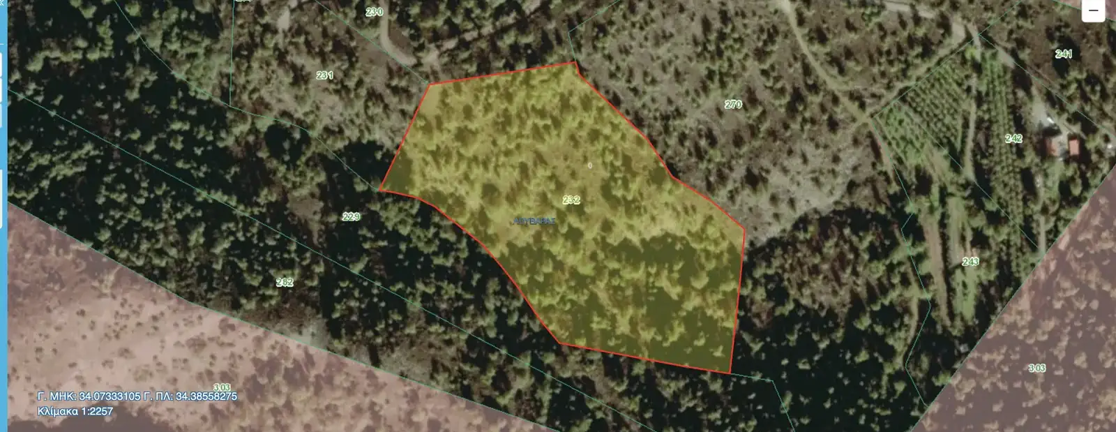 Agricultural Field 28297 m² in Louvaras