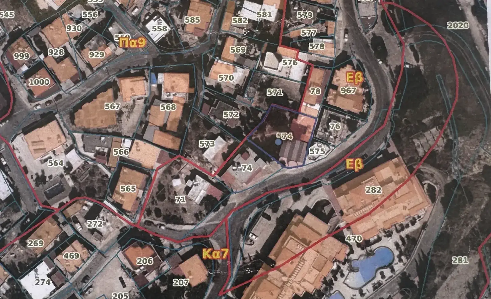 Commercial Plot 628 m² in Geroskipou
