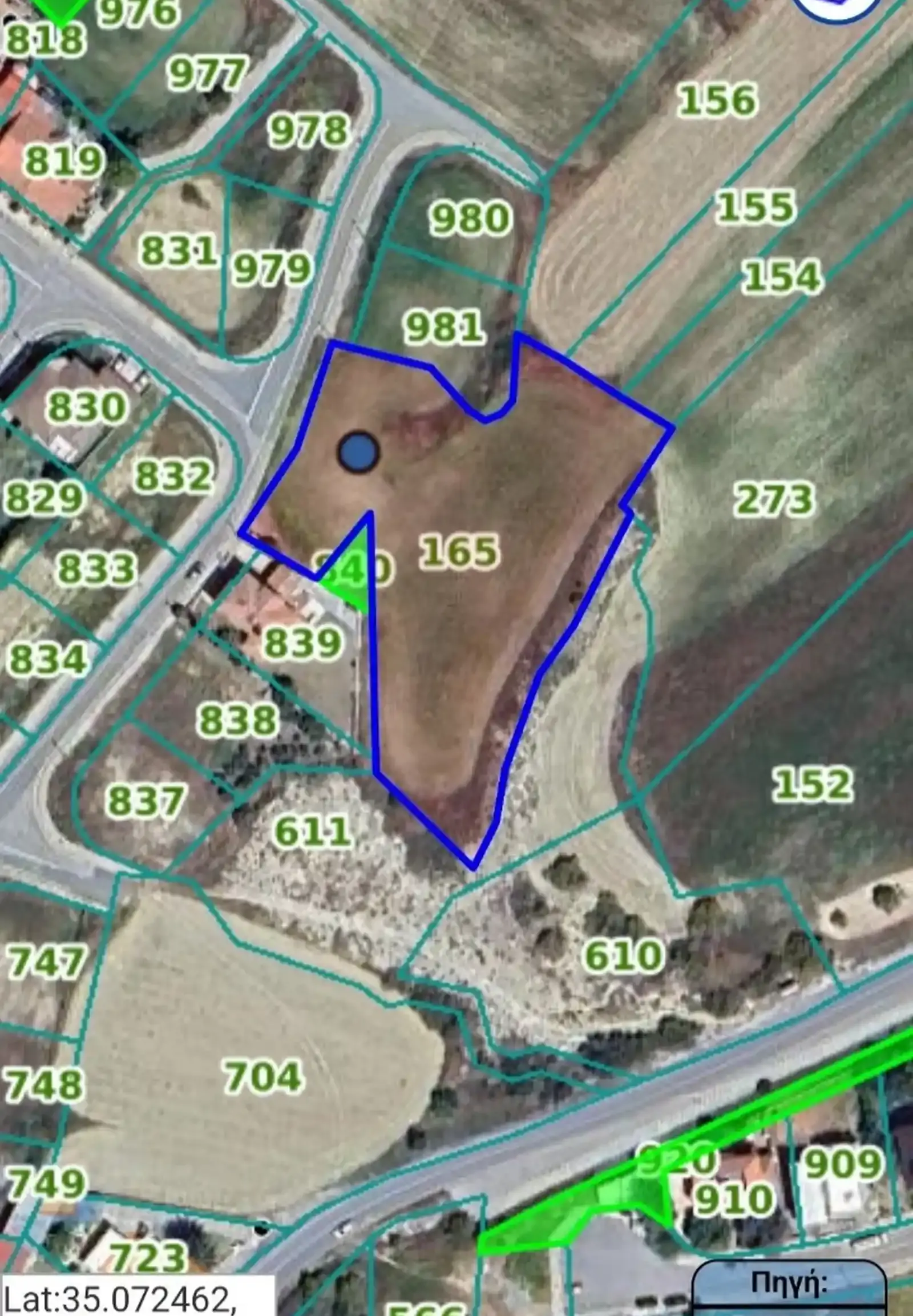 Residential Field 4116 m² in Anageia