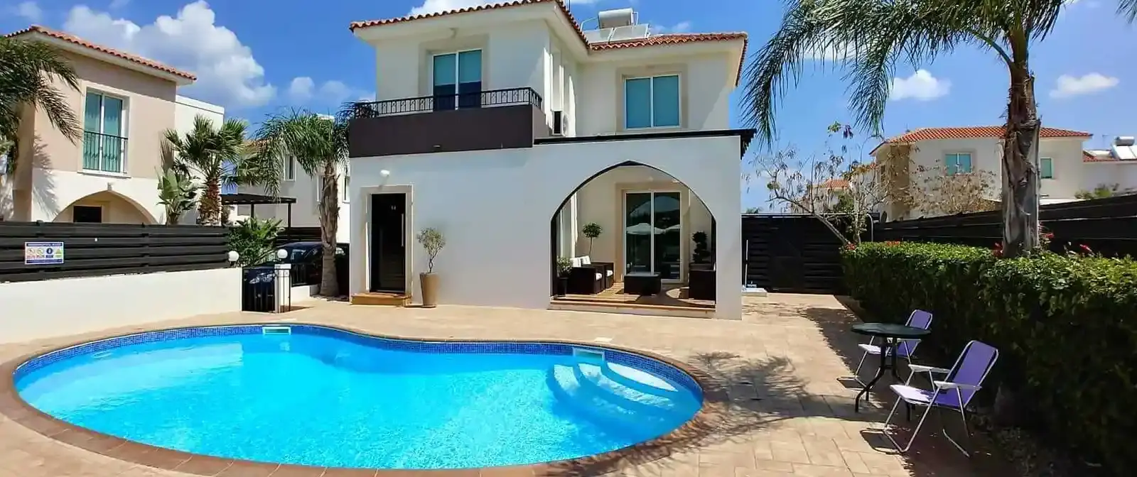 Beautiful 2 bedroom villa in pernera with swimming pool mature large garden and