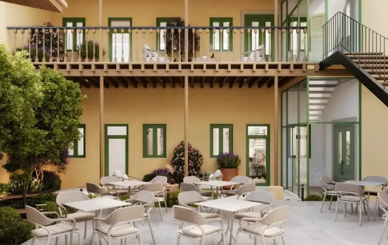 Office building in city centre in Agia Napa