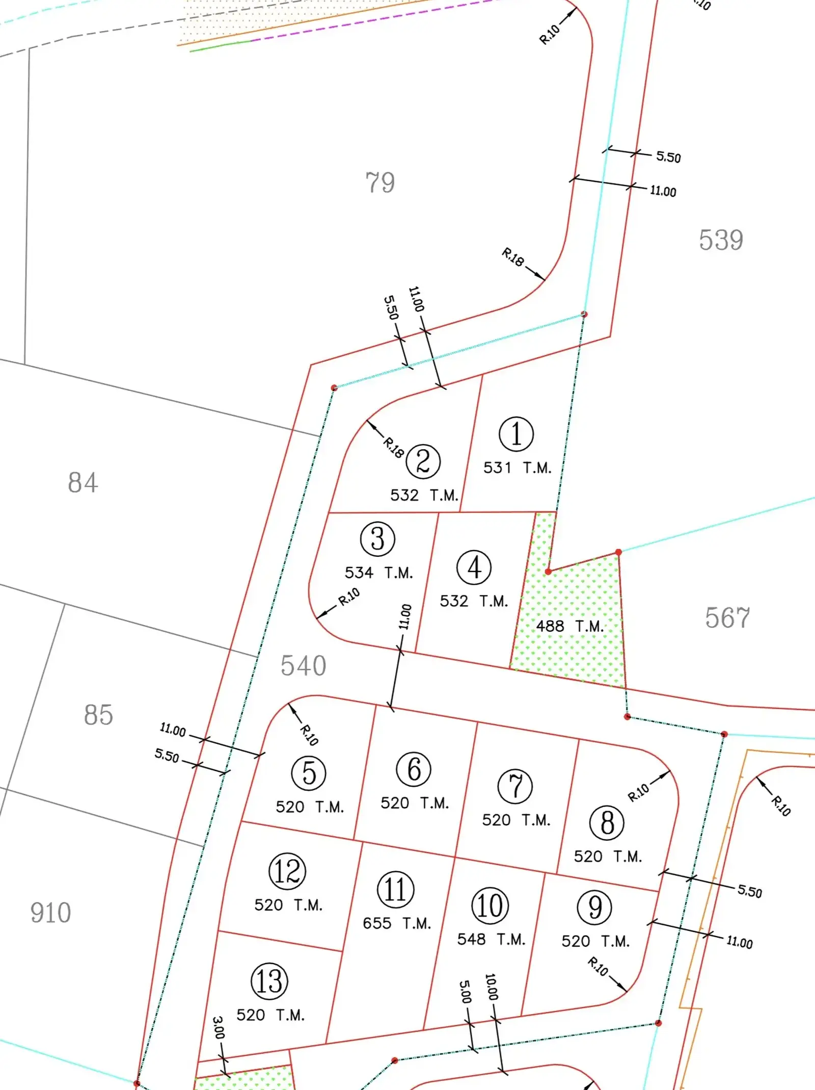 Οικιστικό χωράφι 11,037 m² προς πώληση στην περιοχή Mazotos
