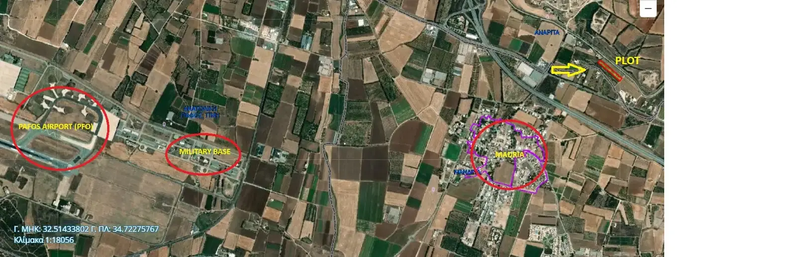 Agricultural Field 4850 m² in Anarita