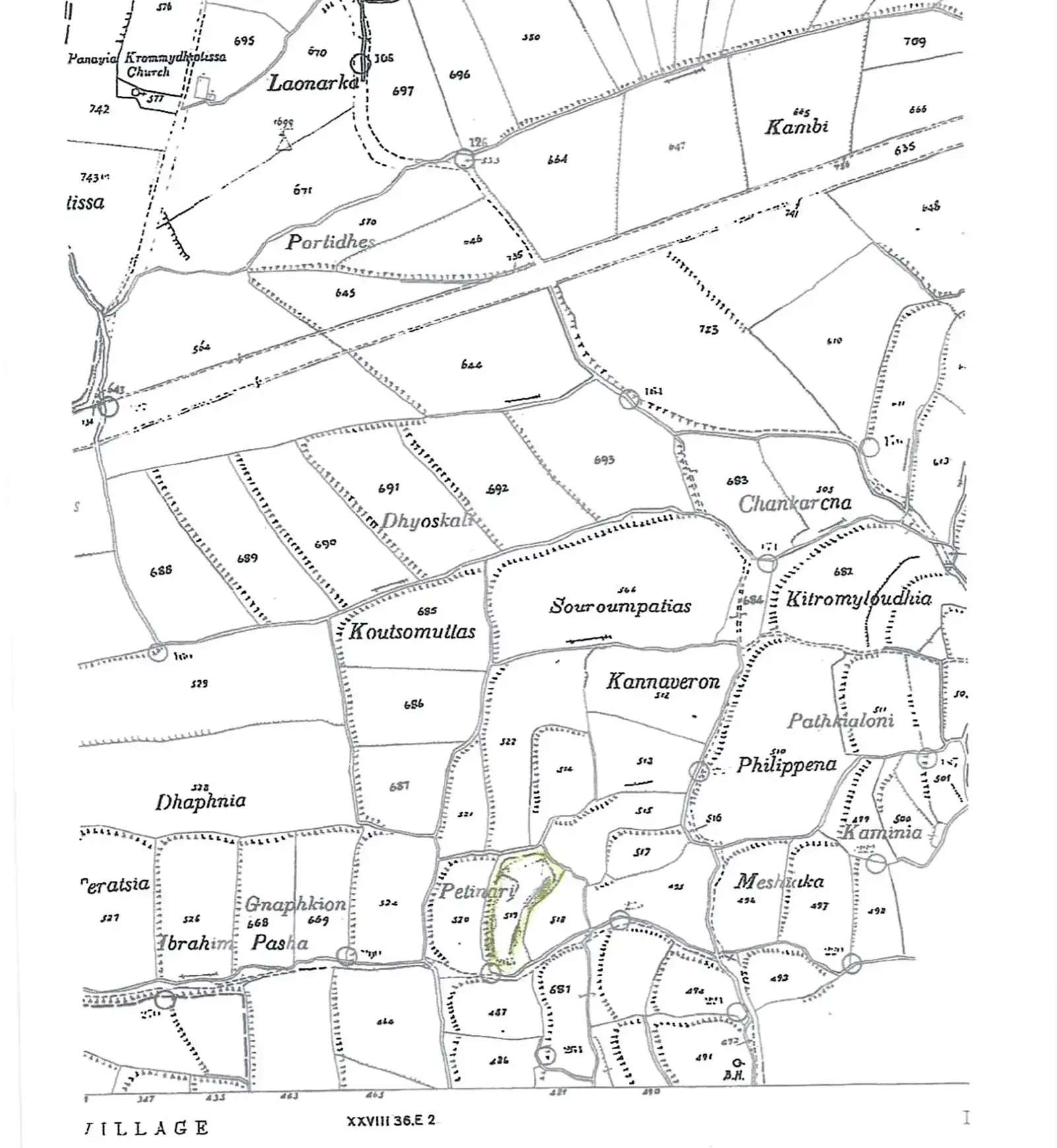 Agricultural Field 2007 m² in Linou