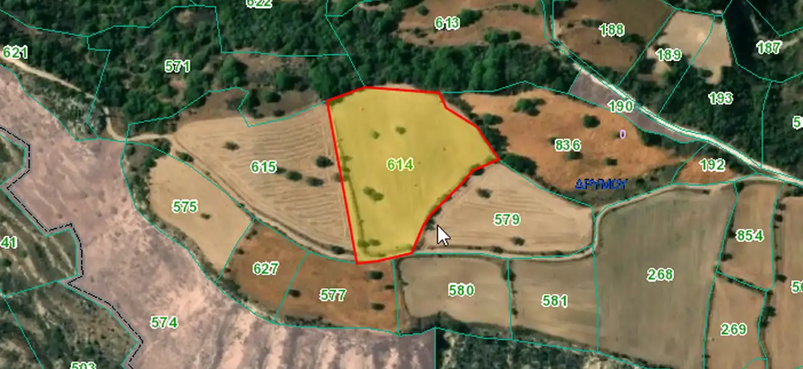 Agricultural Field 14047 m² in Drymou
