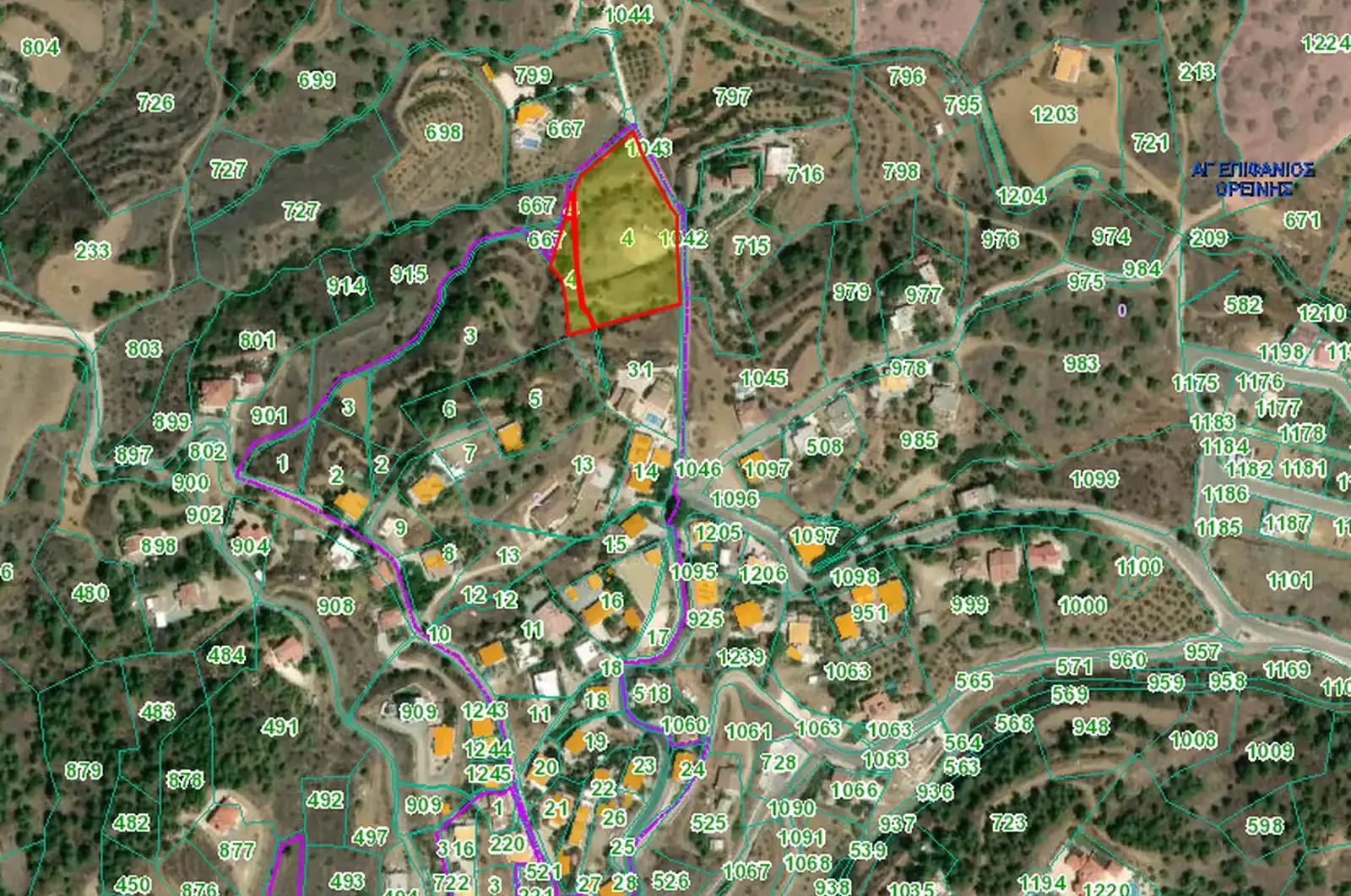 Residential land 6234 m² in Agios Epifanios Oreinis