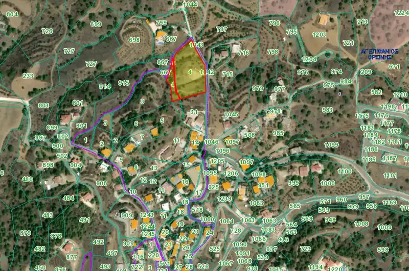 Residential land 6234 m² in Agios Epifanios Oreinis