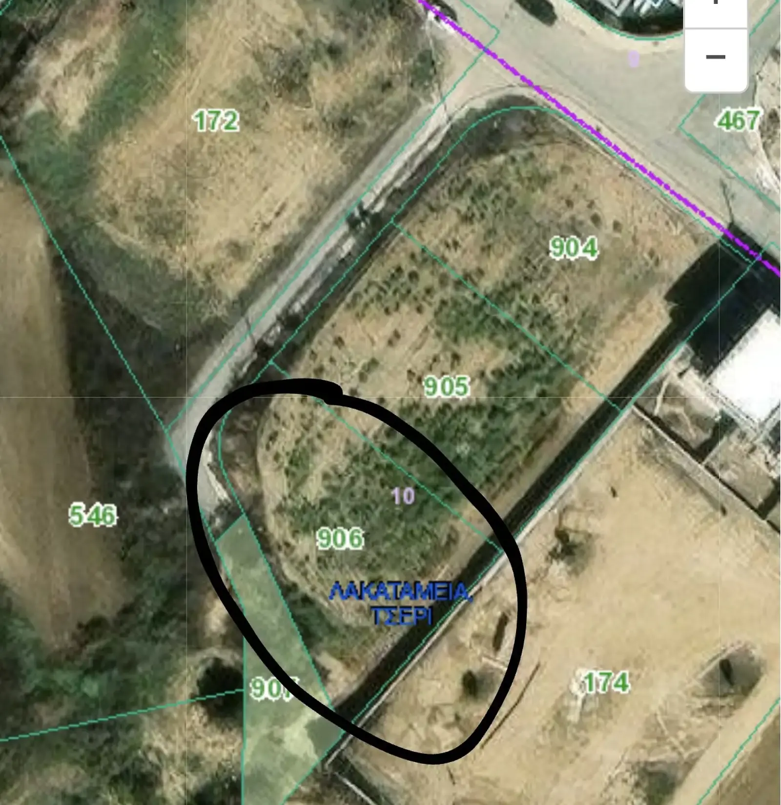 Residential Plot 688 m² in Tseri