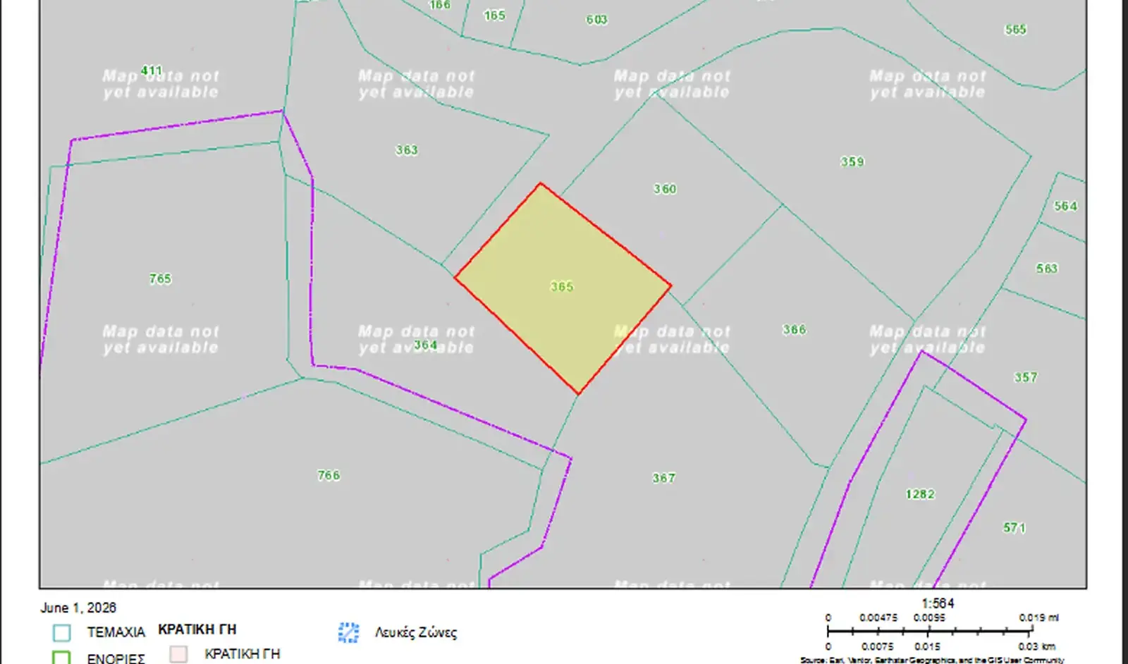 Residential Plot 335 m² in Lympia