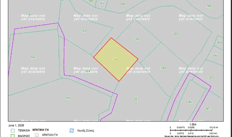 Residential Plot 335 m² in Lympia