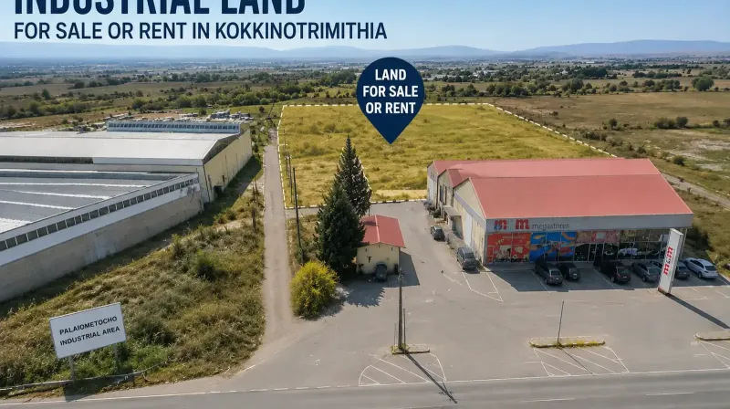 Industrial Plot 4240 m² in Kokkinotrimithia