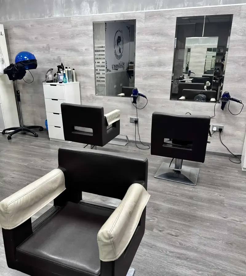 Workplace ,not the whole, in a hair salon in Kato Paphos
