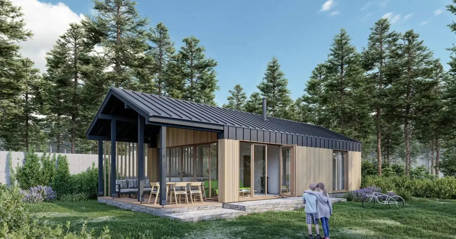 Galatea barn house 56 sqm 2 bdr in Zakaki