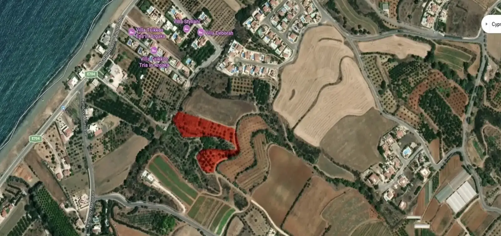 Οικιστικό χωράφι 7,154 m² προς πώληση στην περιοχή Argaka