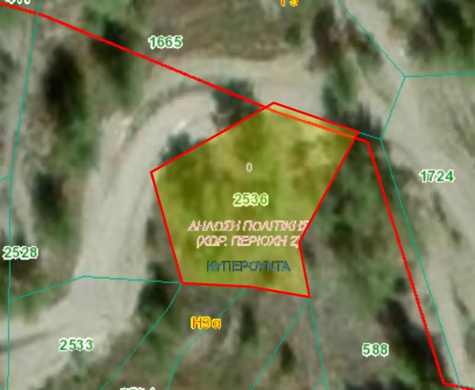 Residential Plot 1097 m² in Kyperounta