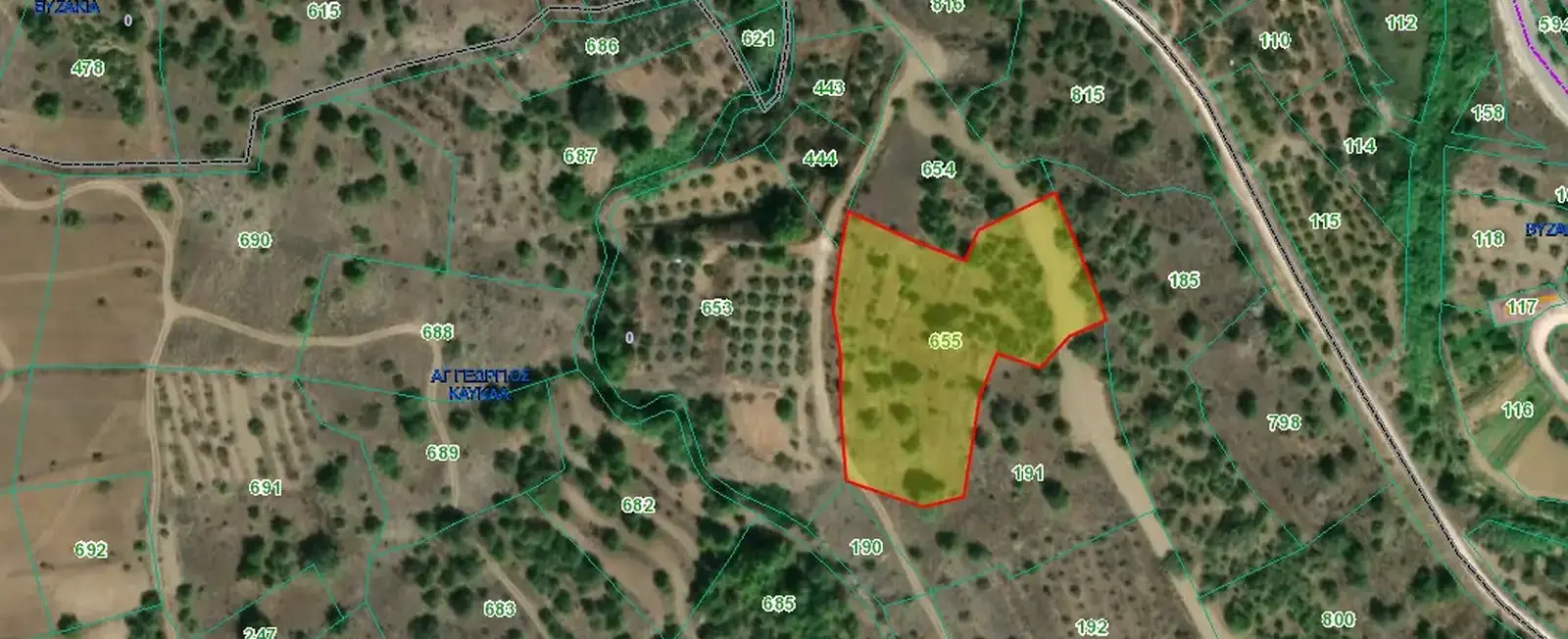 Agricultural Plot 5603 m² in Agios Georgios Kafkalou