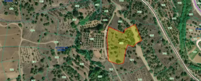 Γεωργικό οικόπεδο 5,603 m² προς πώληση στην περιοχή Άγιος Γεώργιος Καυκάλου