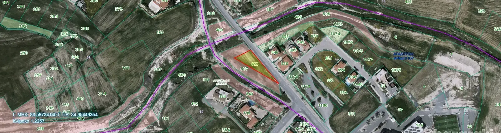 Residential Plot 882 m² in Aradippou - Apostolos Loukas