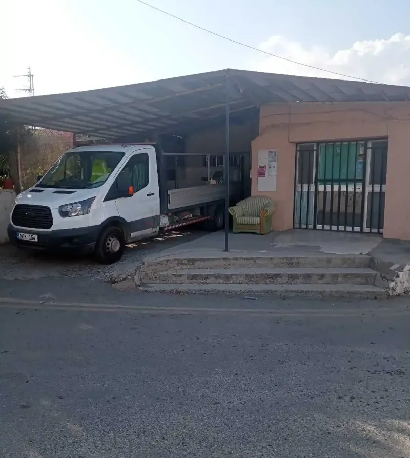 Old village shop in centre of village in Pyrgos Lemesou