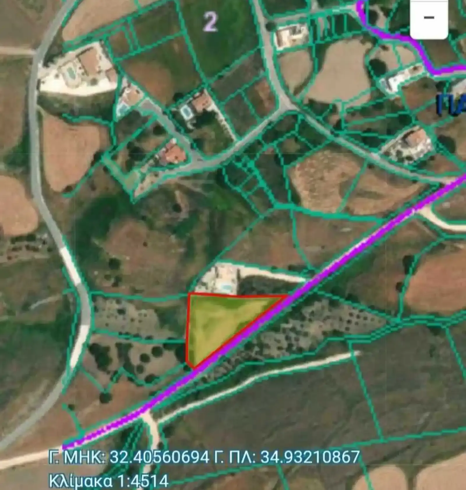 Residential Plot 2536 m² in Arodes Pano
