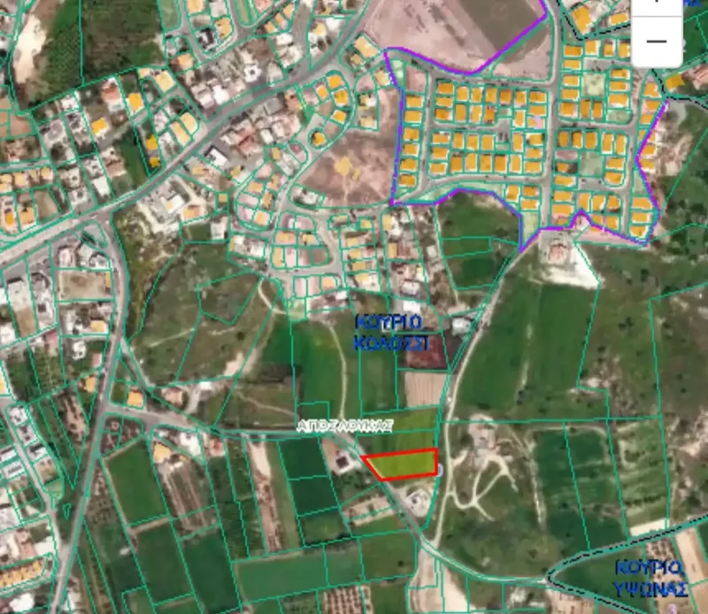 Residential Field 2424 m² in Kolossi -Agios Loukas