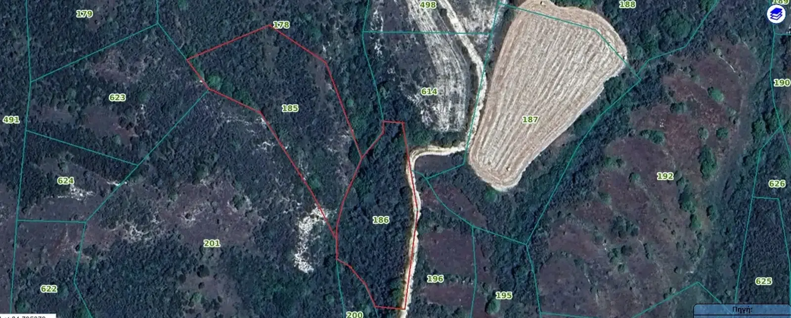 Agricultural land 6021 m² in Dora