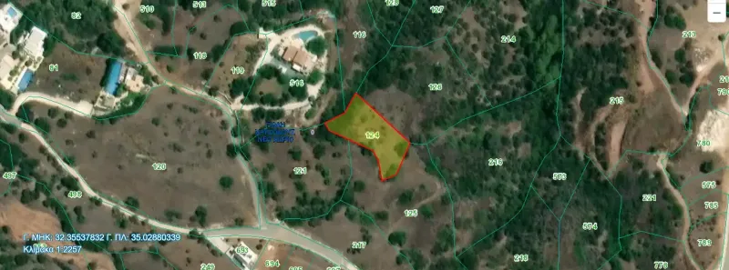 Residential Plot 2007 m² in Neo Chorio Pafou
