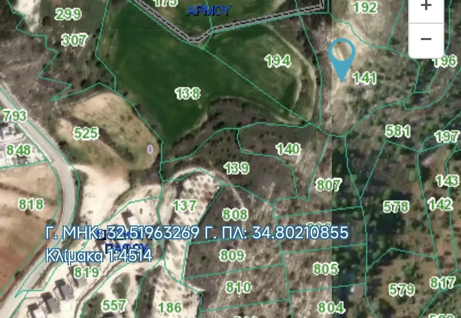 Agricultural Field 6335 m² in Episkopi Pafou