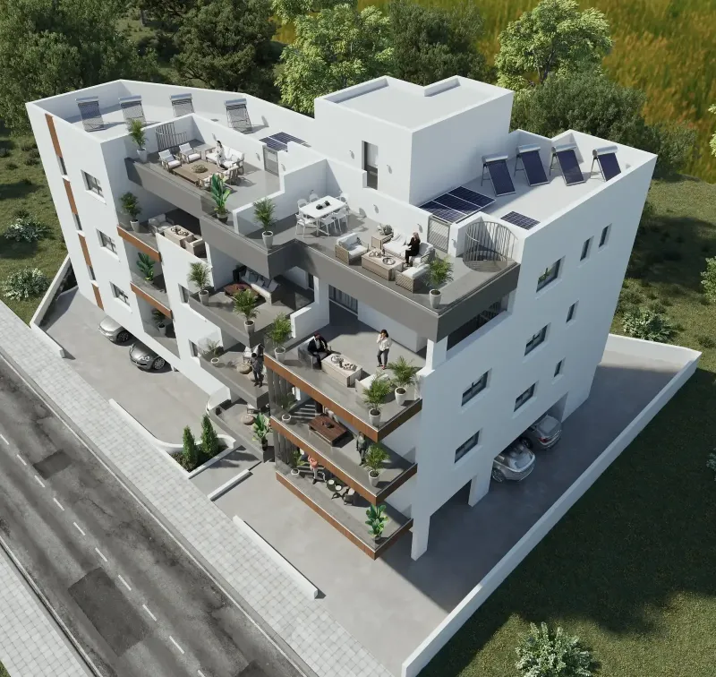 2-bedroom penthouse for sale in Aradippou - Agios Fanourios