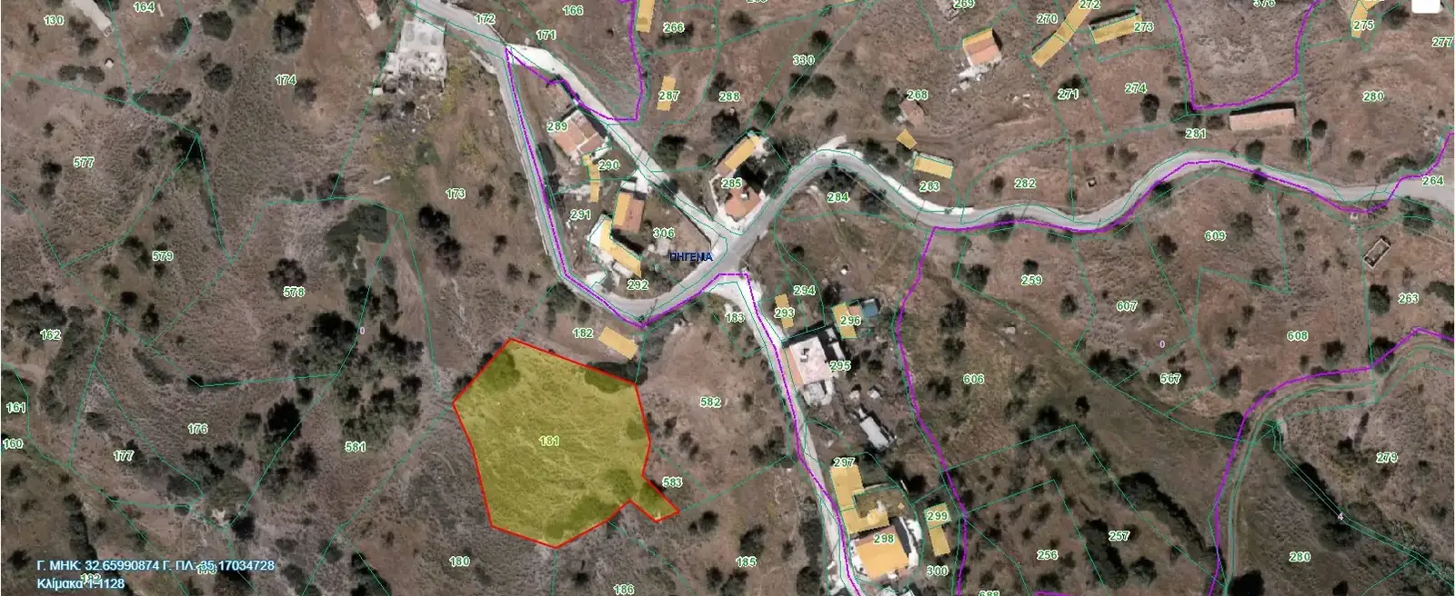 Residential land 2342 m² in Pigenia