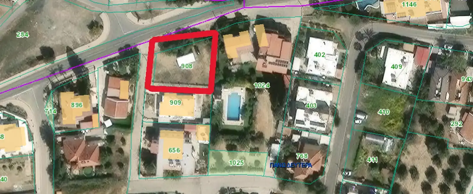 Residential Plot 567 m² in Pano Deftera